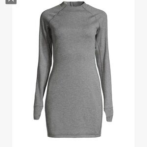 Greyson Nova Melange Smoke Heather Mock Neck Dress